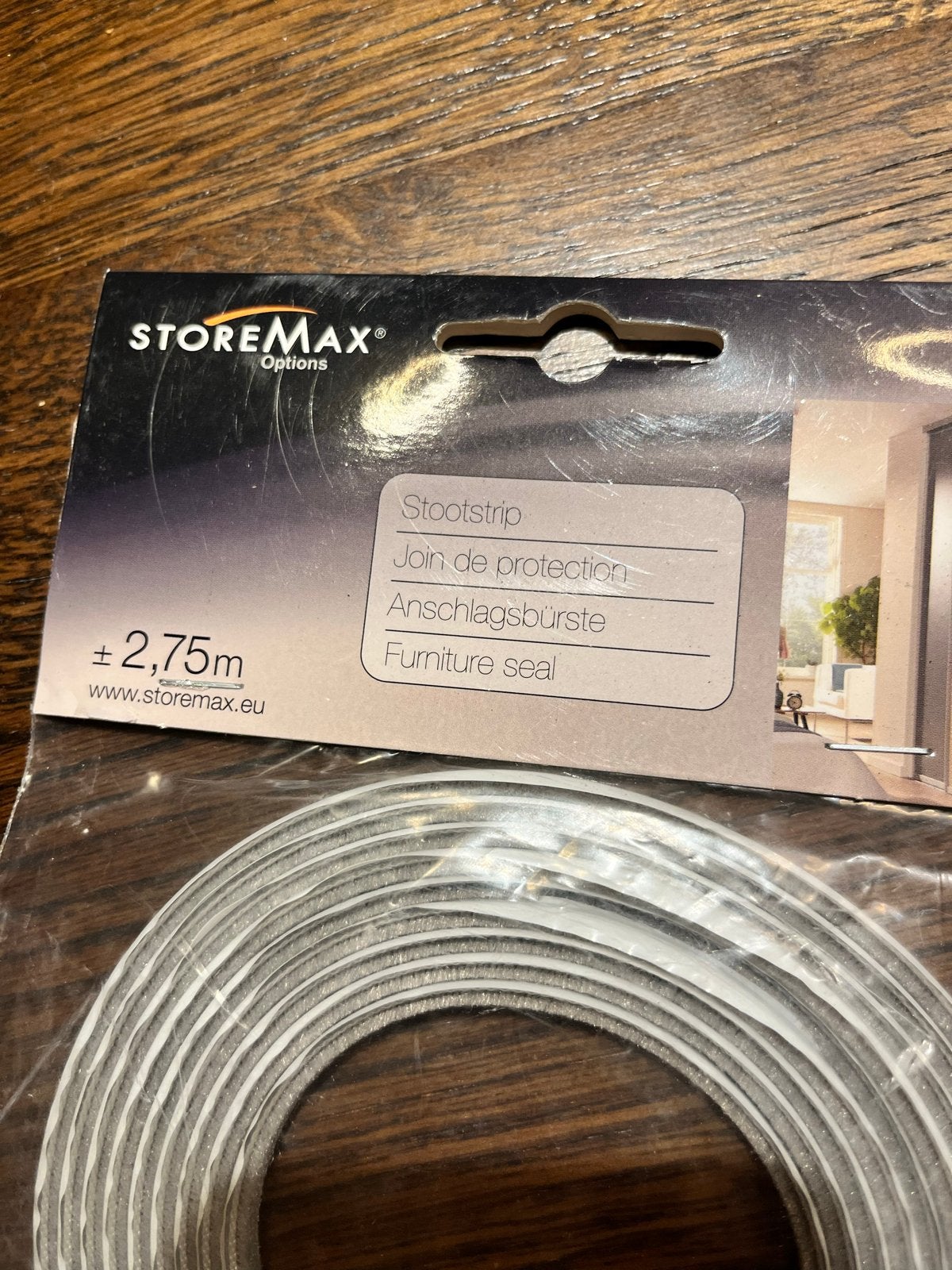 StoreMAX Stootstrip / Furniture Seal - 2,75m, Minder dan 4 cm, Overige materialen, Nieuw, Ophalen of Verzenden