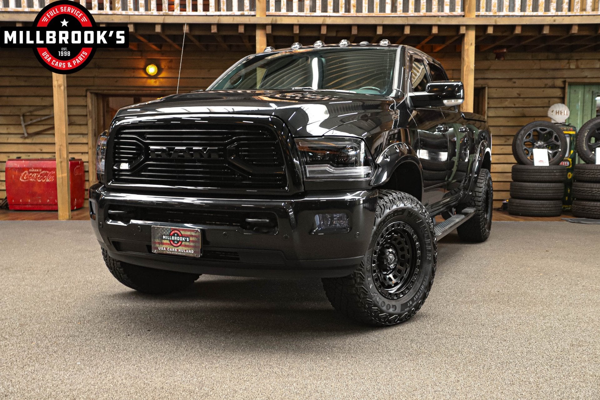 Dodge Ram 2500 limited 6.7L Cummins Black Edition Uniek, Wid, Auto's, Bestelauto's, Automaat, Euro 5, Zwart, Zwart