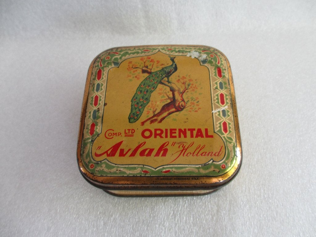 Mooi Antiek Blikje Avlah Oriental, Verzamelen, Blikken, Ophalen of Verzenden, Gebruikt, Overige