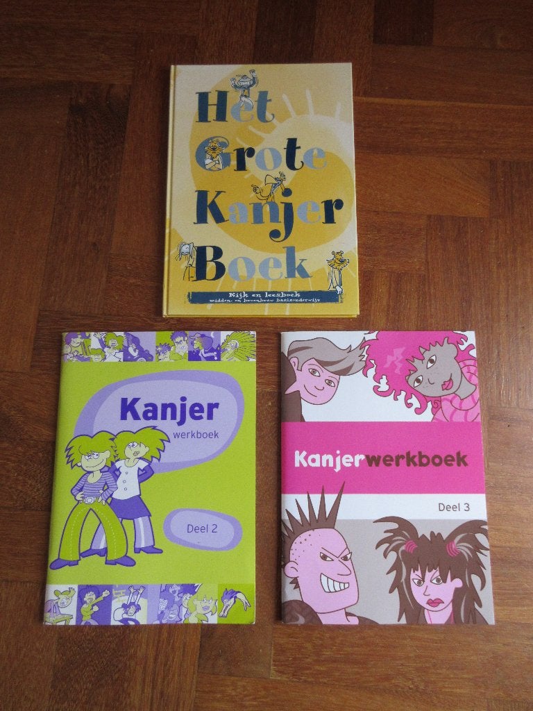 Het grote kanjer boek + 2 kanjer werkboeken (deel 2 en 3), Ophalen of Verzenden, Gelezen