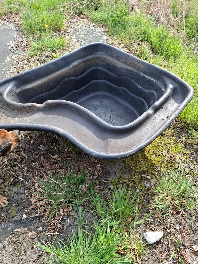 Kunststof vijver, Ophalen, Gebruikt