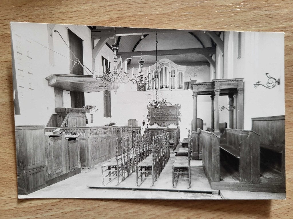 ansicht EGMOND a.d. Hoef Kerk FOTOKAART, Ophalen of Verzenden, Voor 1920, Noord-Holland