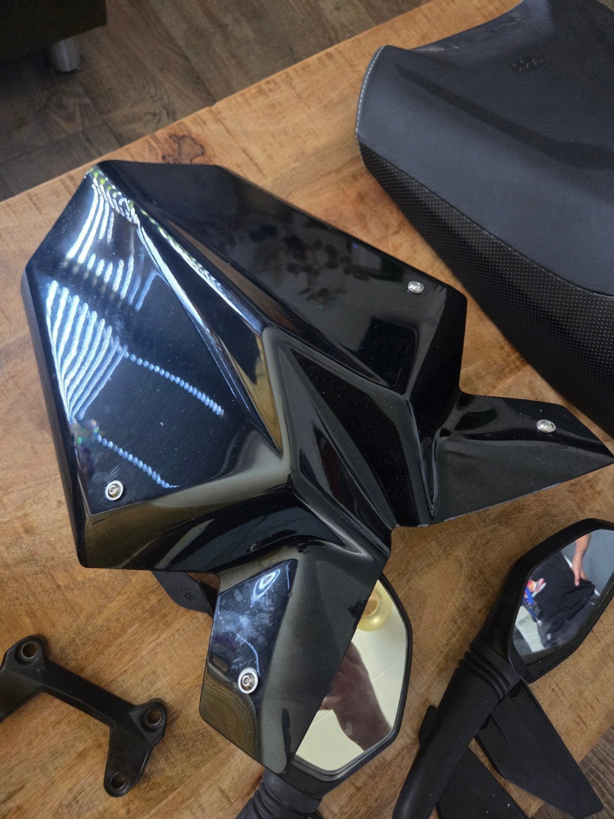 KTM 390 duke Accessoires Pakket: Spiegels, Windscherm, Zadel, Ophalen of Verzenden
