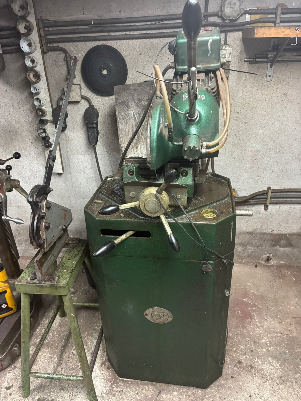Zaagmachine BEWO - metaal - in goede staat, Doe-het-zelf en Verbouw, Ophalen, Gebruikt, 70 mm of meer, Overige typen