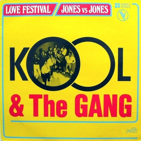 Maxi single - Kool & The Gang - Love Festival, Cd's en Dvd's, Vinyl | R&B en Soul, Inclusief binnenhoes, Ophalen of Verzenden