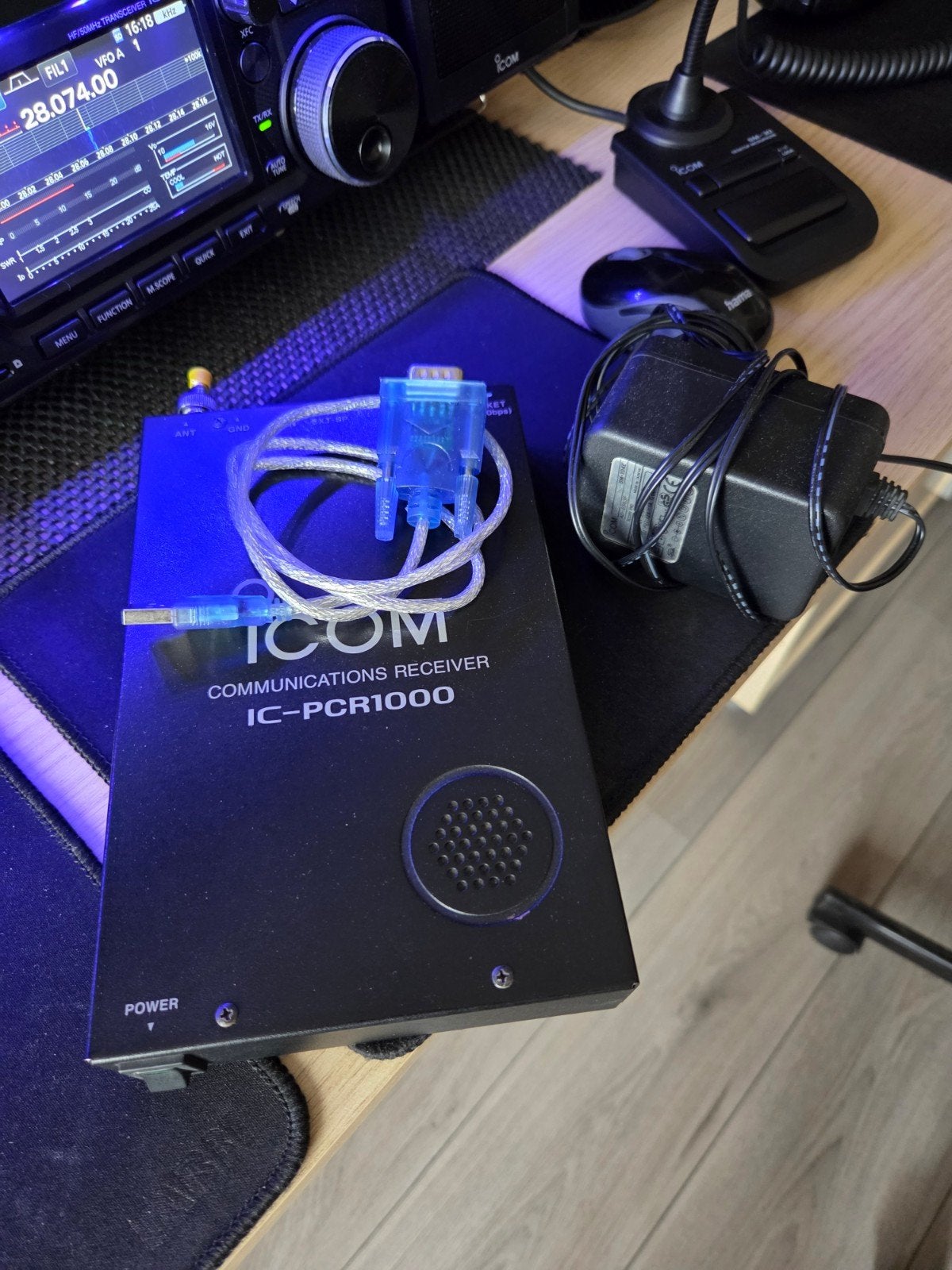 Icom IC-PCR1000 Communicatie Ontvanger met USB-kabel, Ophalen, Zo goed als nieuw