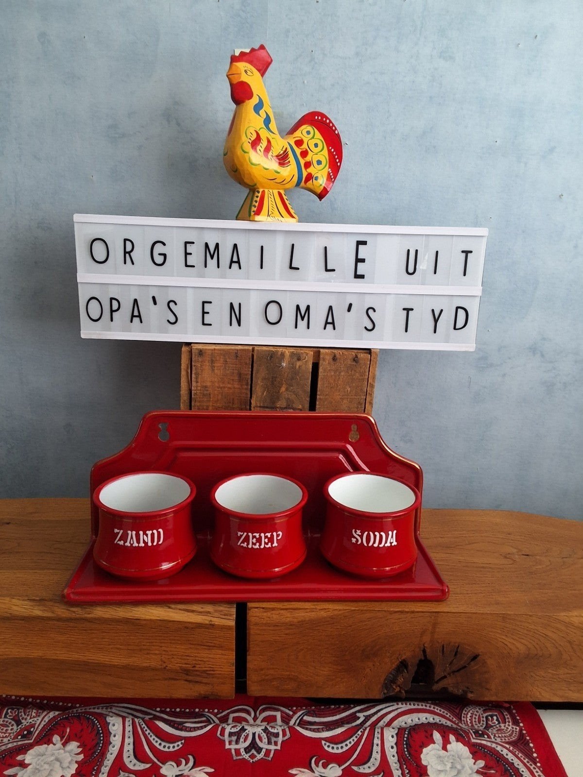 👌Origineel Z.Z.S. set met bies uit OPA'S EN OMA'S TIJD, Ophalen of Verzenden