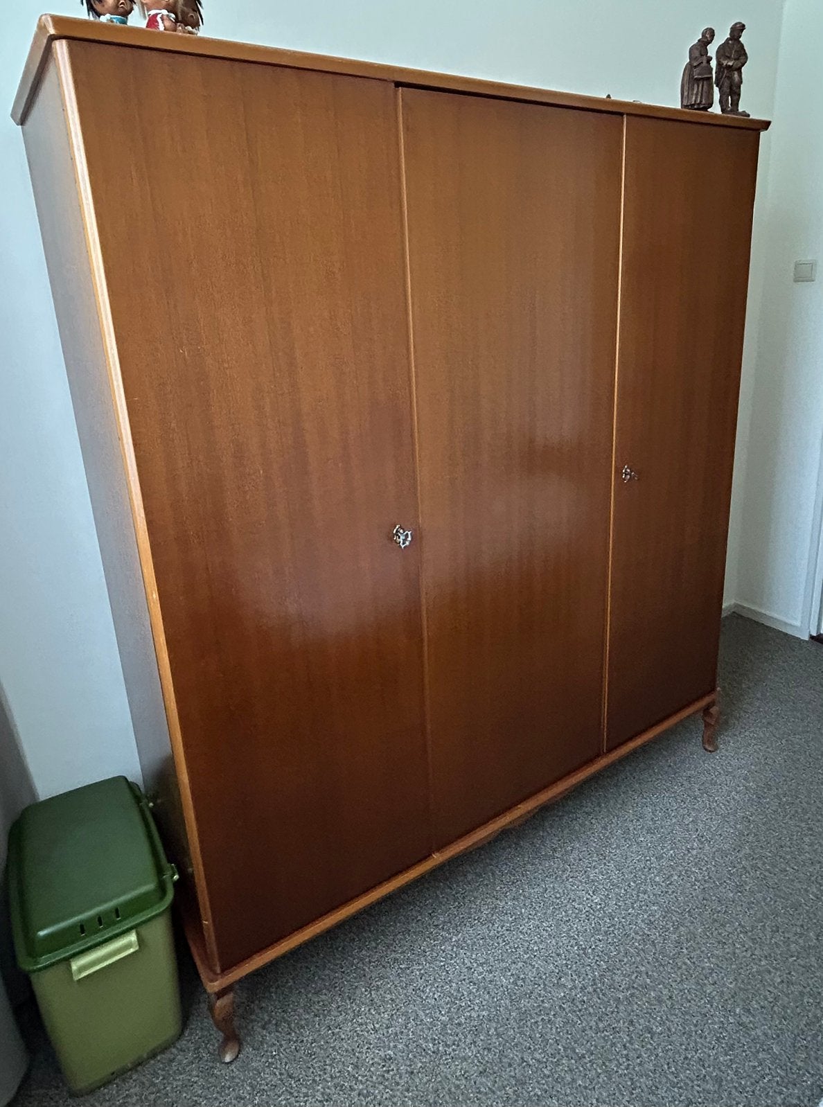 Kledingkast antiek, Met deur(en), Gebruikt, 150 tot 200 cm, Overige houtsoorten