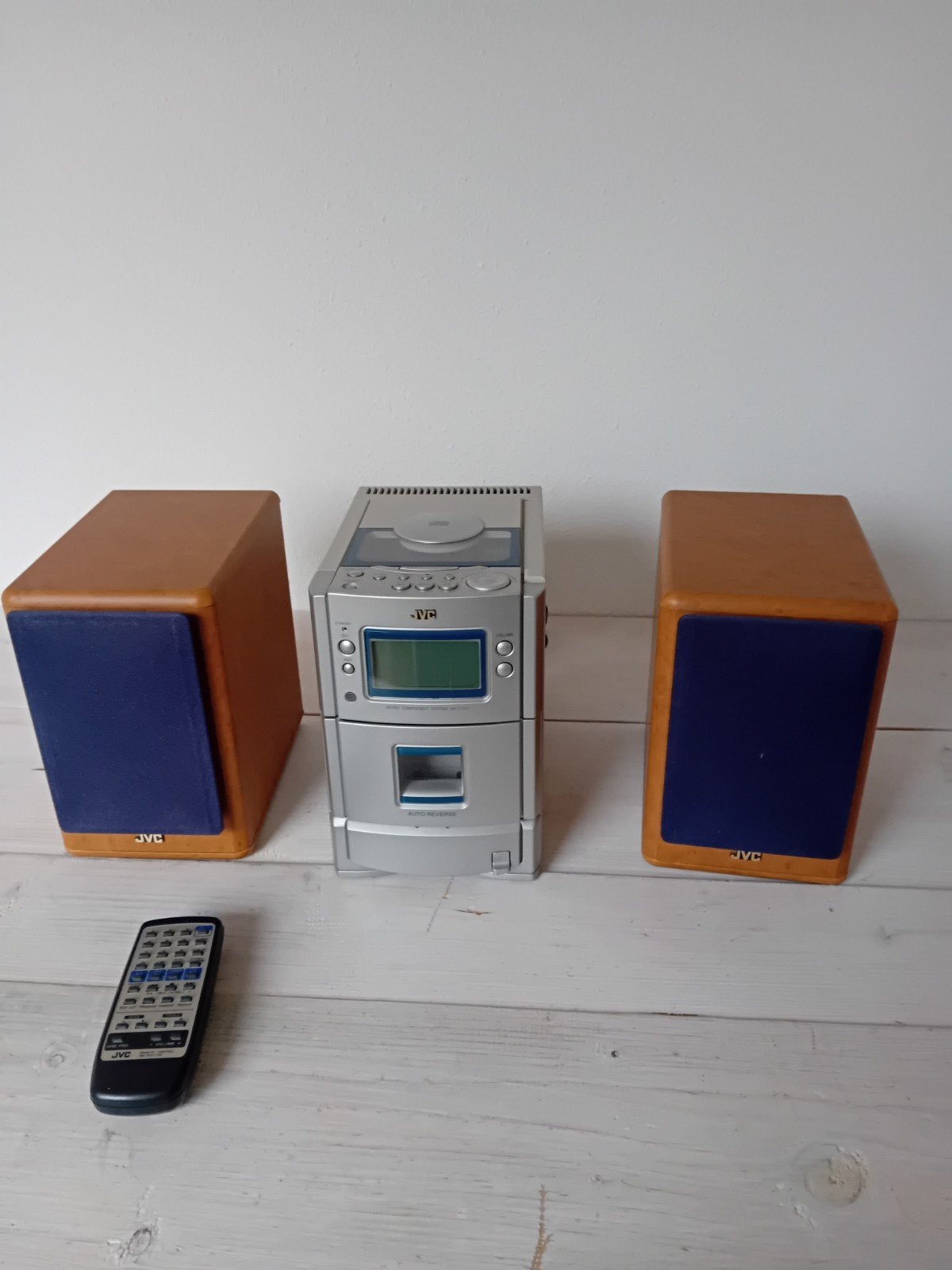 JVC Micro Component UX-T151/T150 met speakers en afst, Audio, Tv en Foto, Stereo-sets, Ophalen, Cassettedeck, JVC