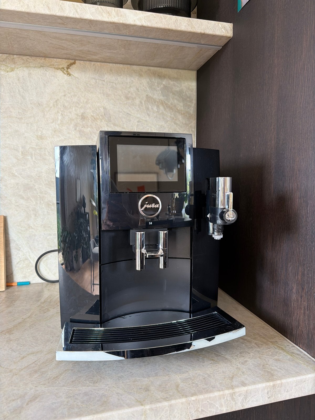 Jura S8 Koffiemachine - Volautomatisch, Ophalen, Gebruikt, 10 kopjes of meer, Koffiemachine