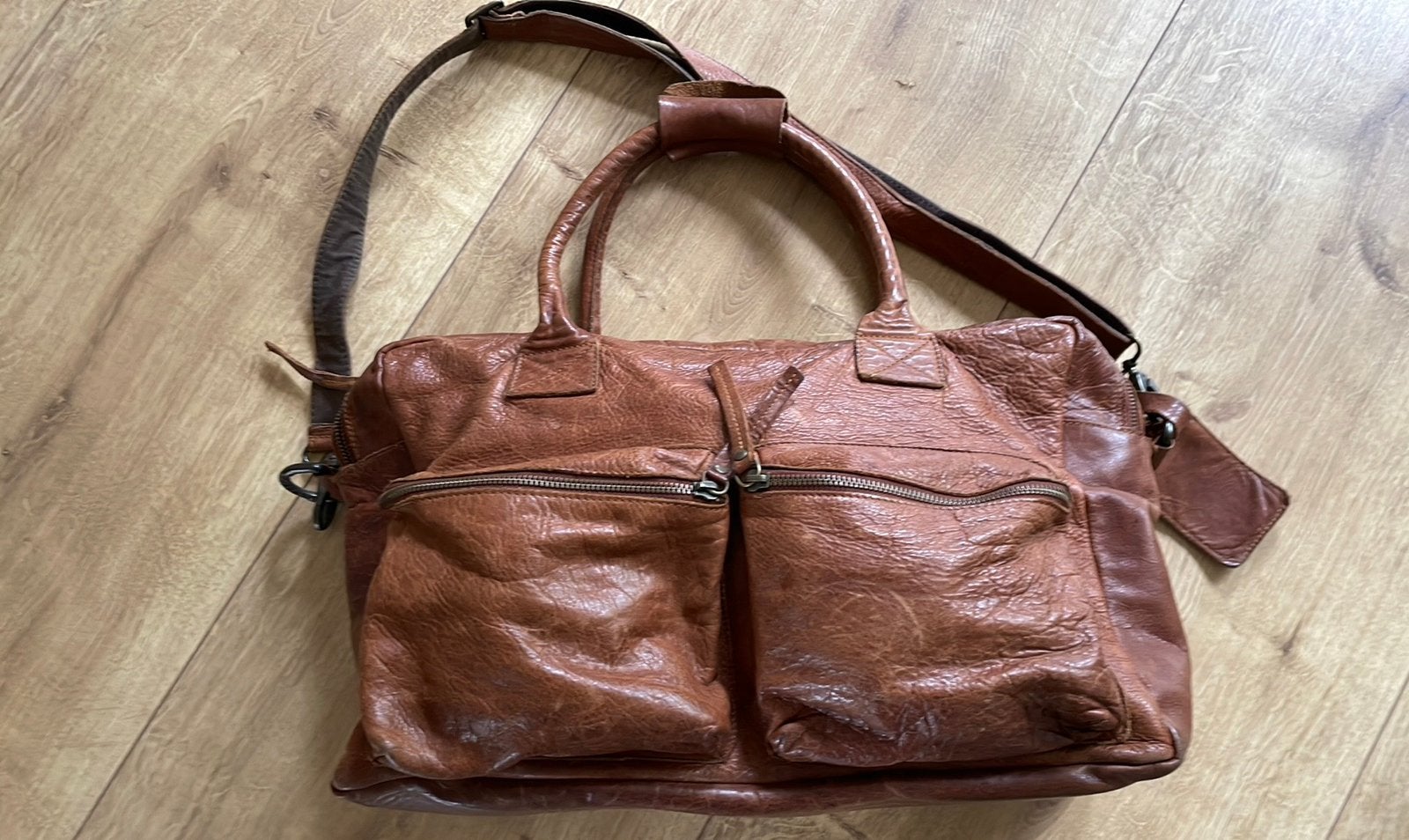 Prachtige lederen Legend tas Dallas bruin leer leder, Ophalen of Verzenden, Zo goed als nieuw, Bruin, Leer