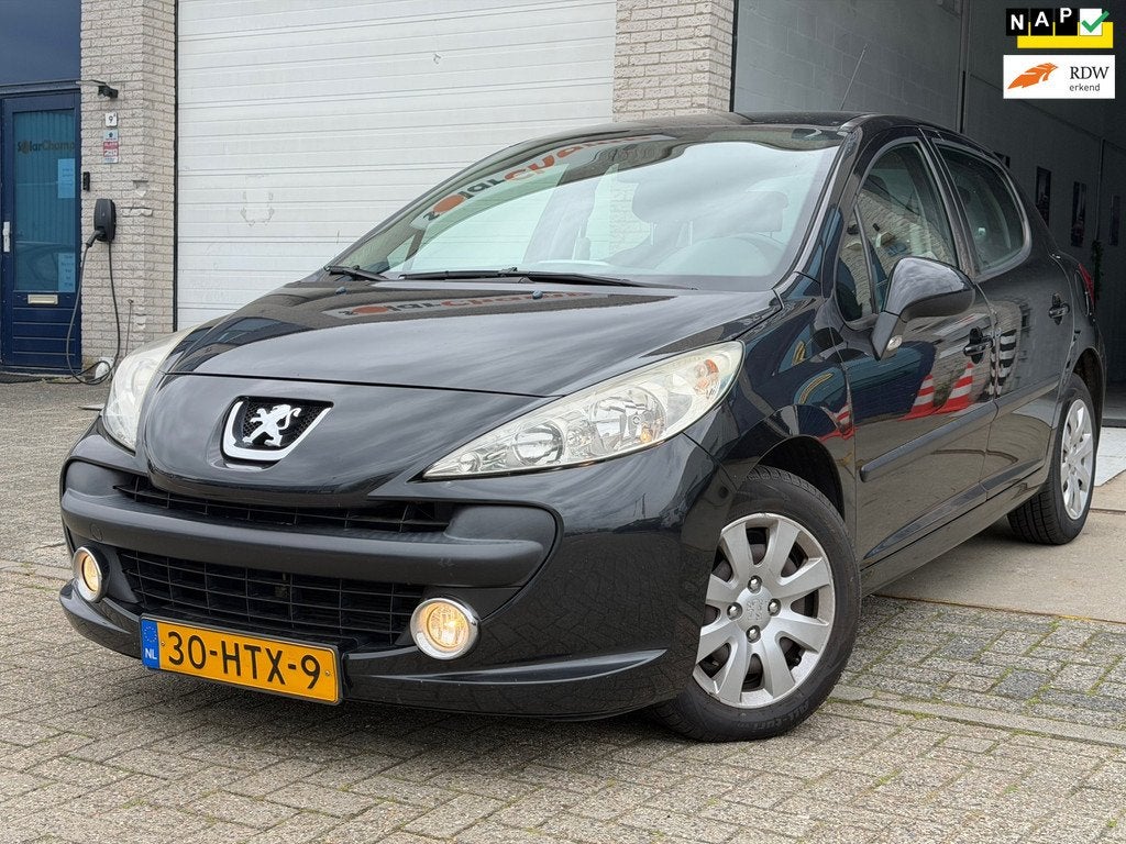 Peugeot 207 1.4 VTi Look/ 5drs/ nap/ 3e EIG/ dealeronderhoud, Auto's, Voorwielaandrijving, Gebruikt, 1153 kg, Zwart