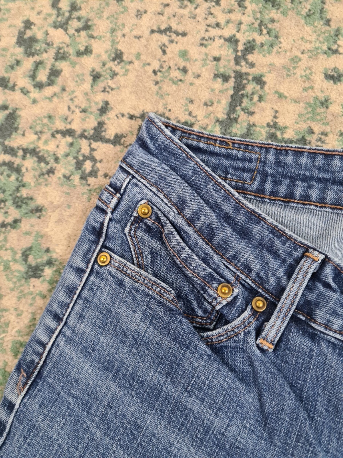 Levi’s denim curve modern rise straight W27 L28 Tulsi2728, Blauw, Ophalen of Verzenden, W27 (confectie 34) of kleiner, Gedragen