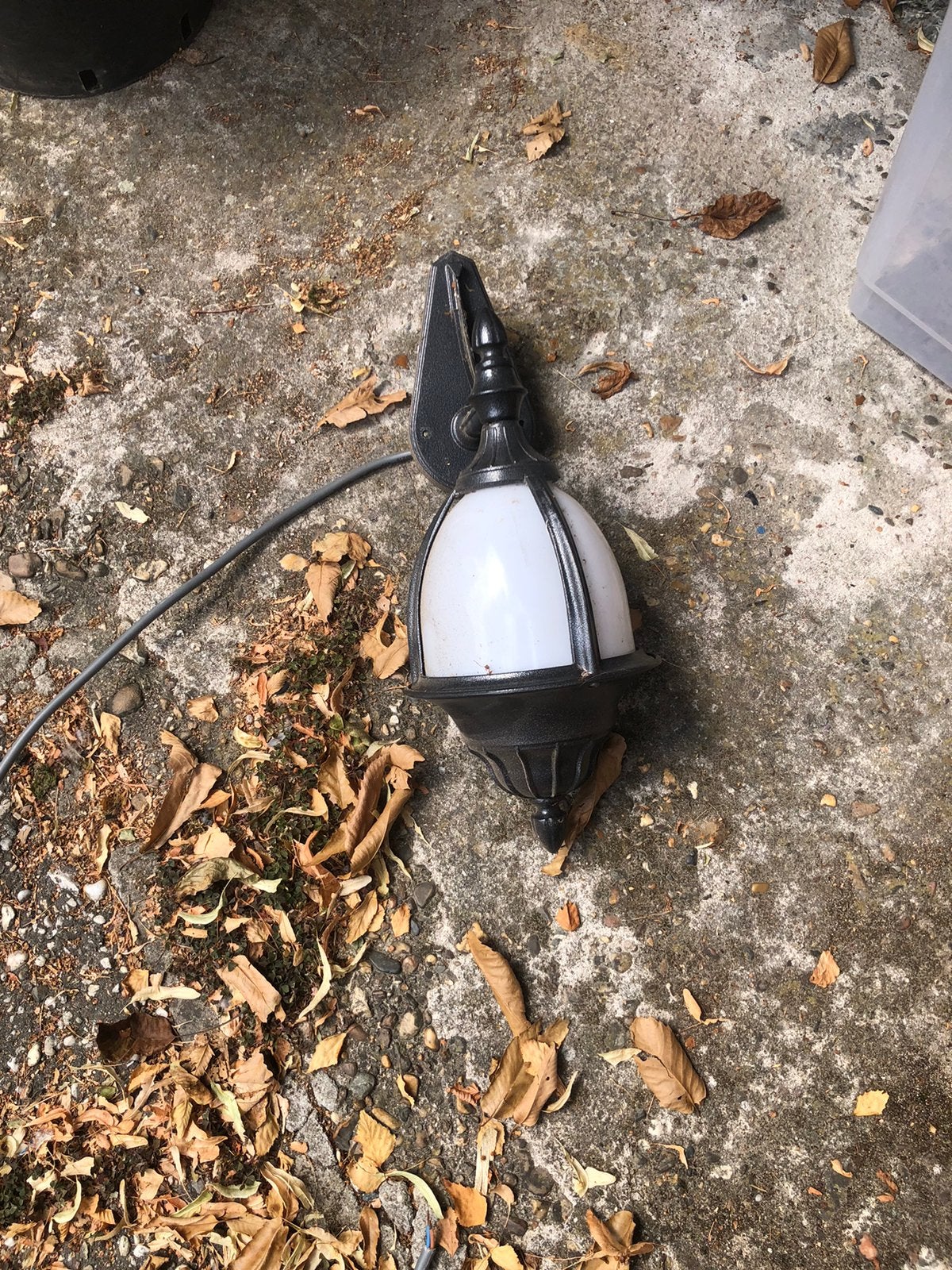 Lantaren hanglantaren buiten, Ophalen, Zo goed als nieuw, Netvoeding, Minder dan 50 watt