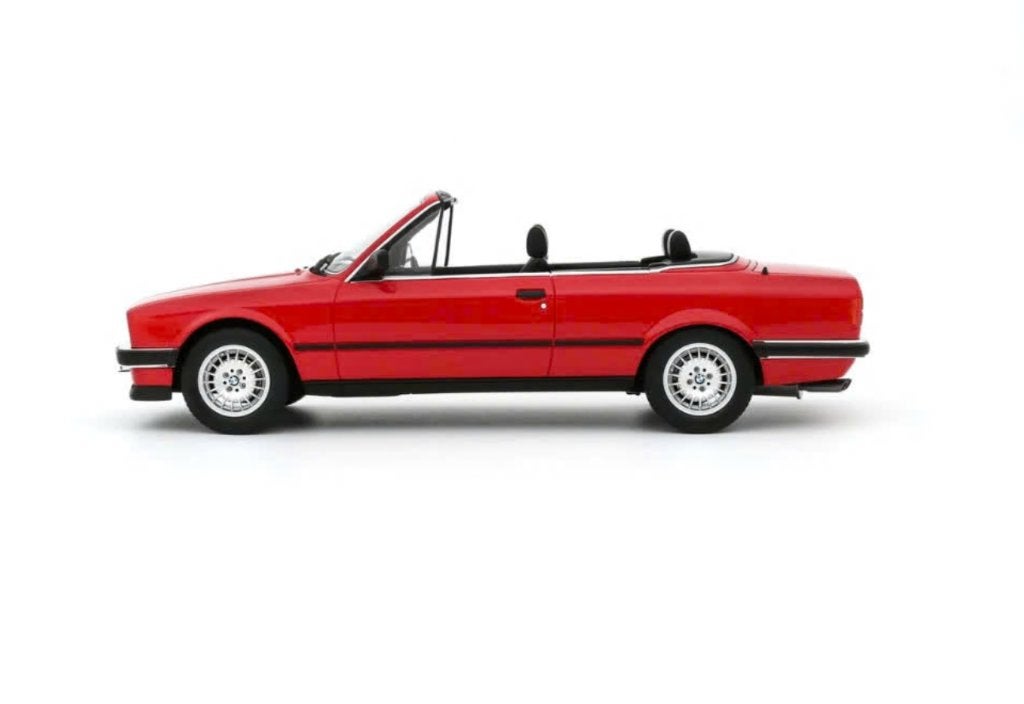 BMW 325I Cabrio 1986 Rood schaal 1/18 OTTO MOBILE OT1194, Verzenden, Nieuw, OttOMobile
