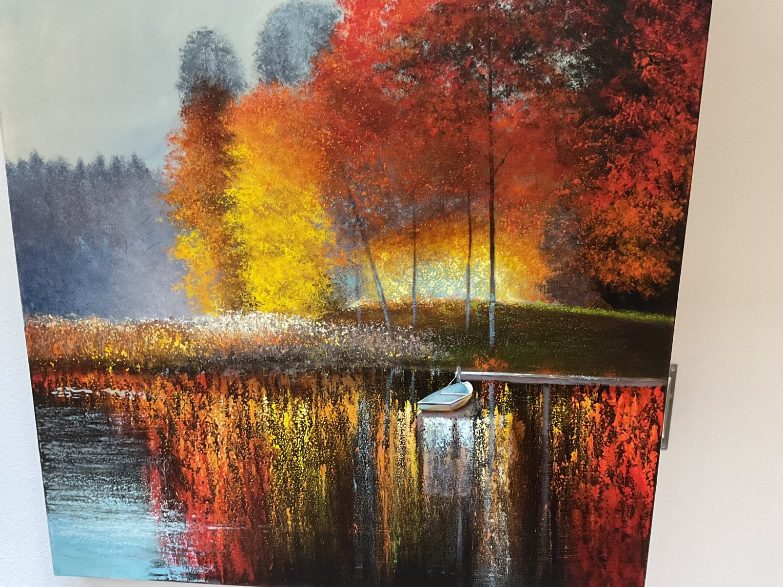‘Herfst in het park’ de kleuren van een jaargetijde., Antiek en Kunst, Ophalen