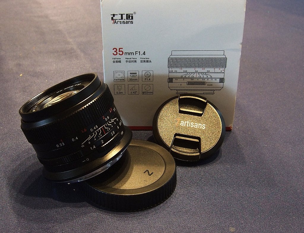 7artisans 35mm F1.4 Full Frame Lens voor Nikon Z, Overige merken, 35 mm, Nikon Z-mount, Zo goed als nieuw