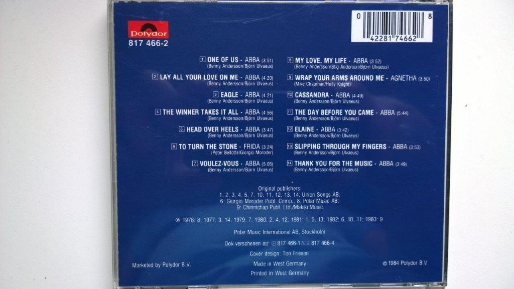 ABBA - From ABBA With Love, Ophalen of Verzenden, Zo goed als nieuw, Pop