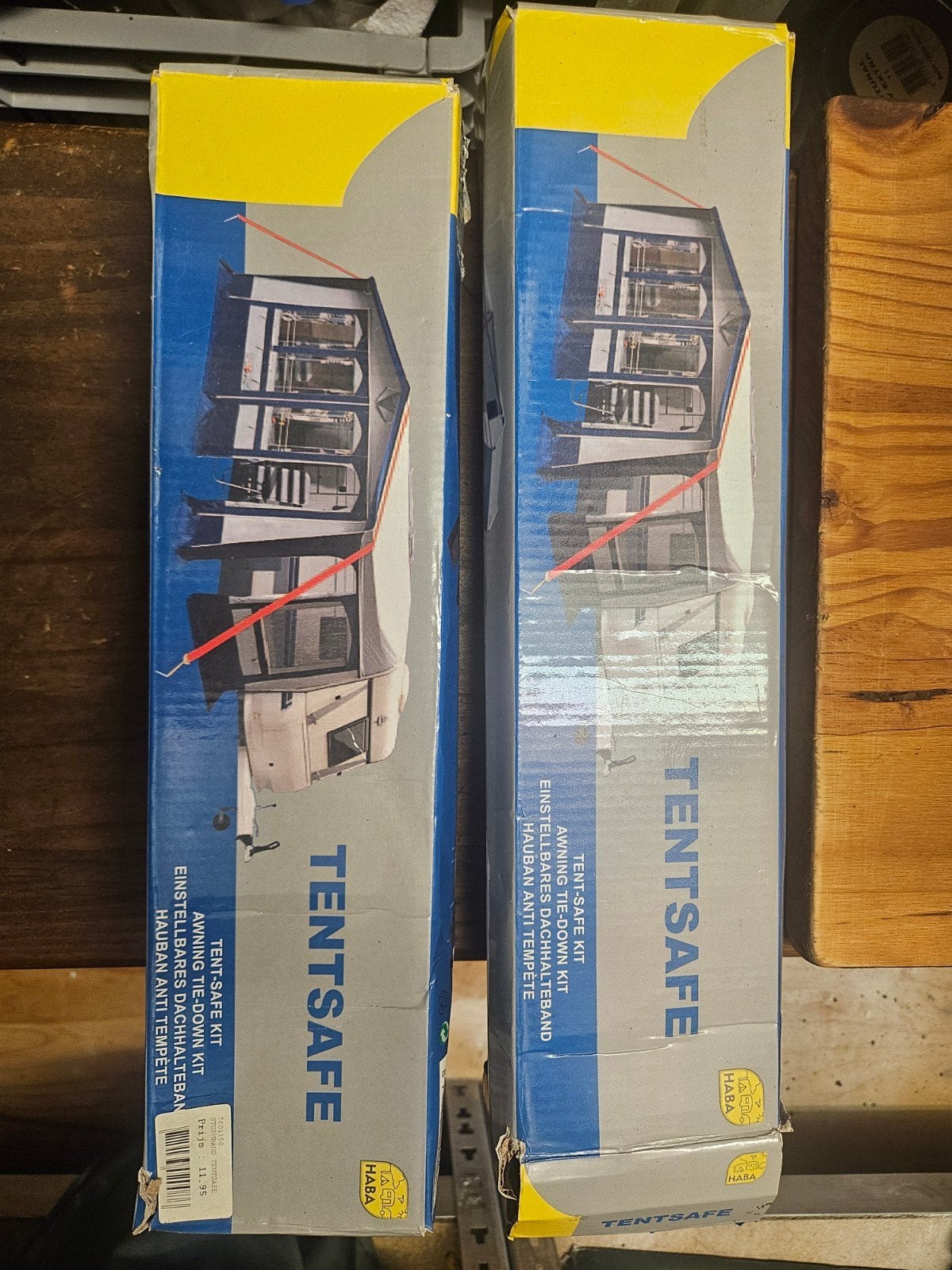 2x Tentsafe stormband met grote stormharingen, Ophalen of Verzenden, Nieuw