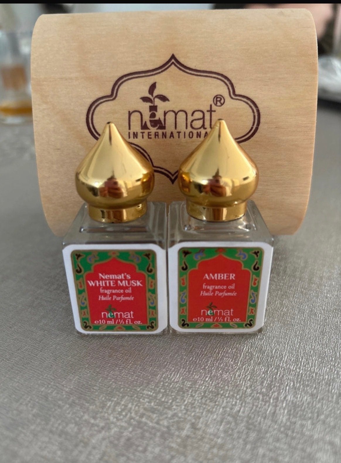 Nemat's White Musk & Amber Geurolie Set - 10ml, Ophalen of Verzenden, Nieuw