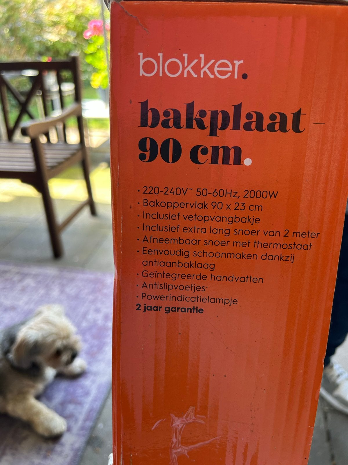 Blokker Bakplaat 90 cm - Nieuw in doos!, Ophalen, Nieuw