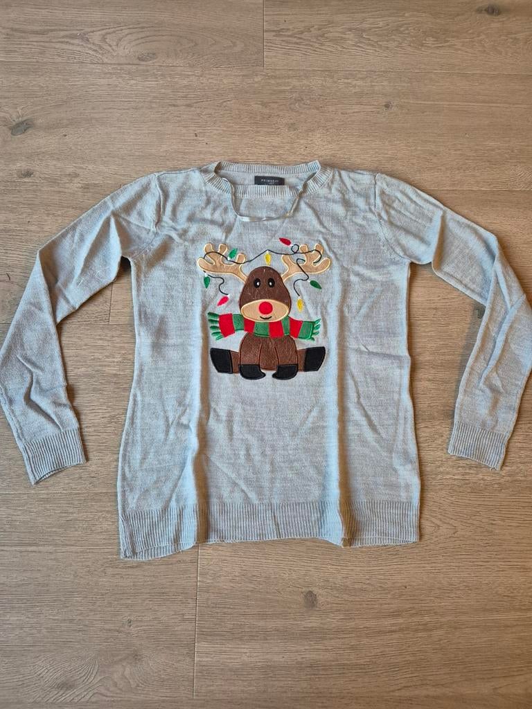 Kerst trui maat XS, Ophalen of Verzenden, Zo goed als nieuw, Maat 34 (XS) of kleiner, Grijs