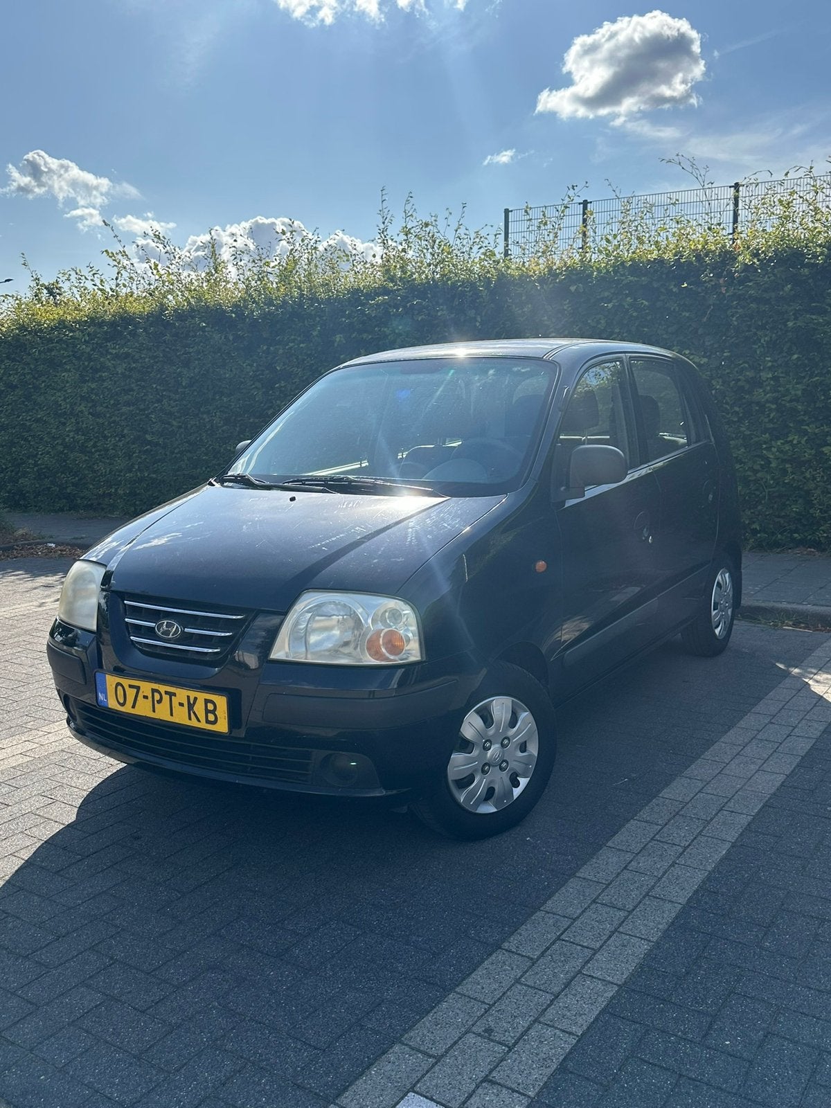 Hyundai Atos 1.1 2004 | 168XXX | BOVAG onderhouden, Voorwielaandrijving, 31 €/maand, 4 cilinders, Zwart