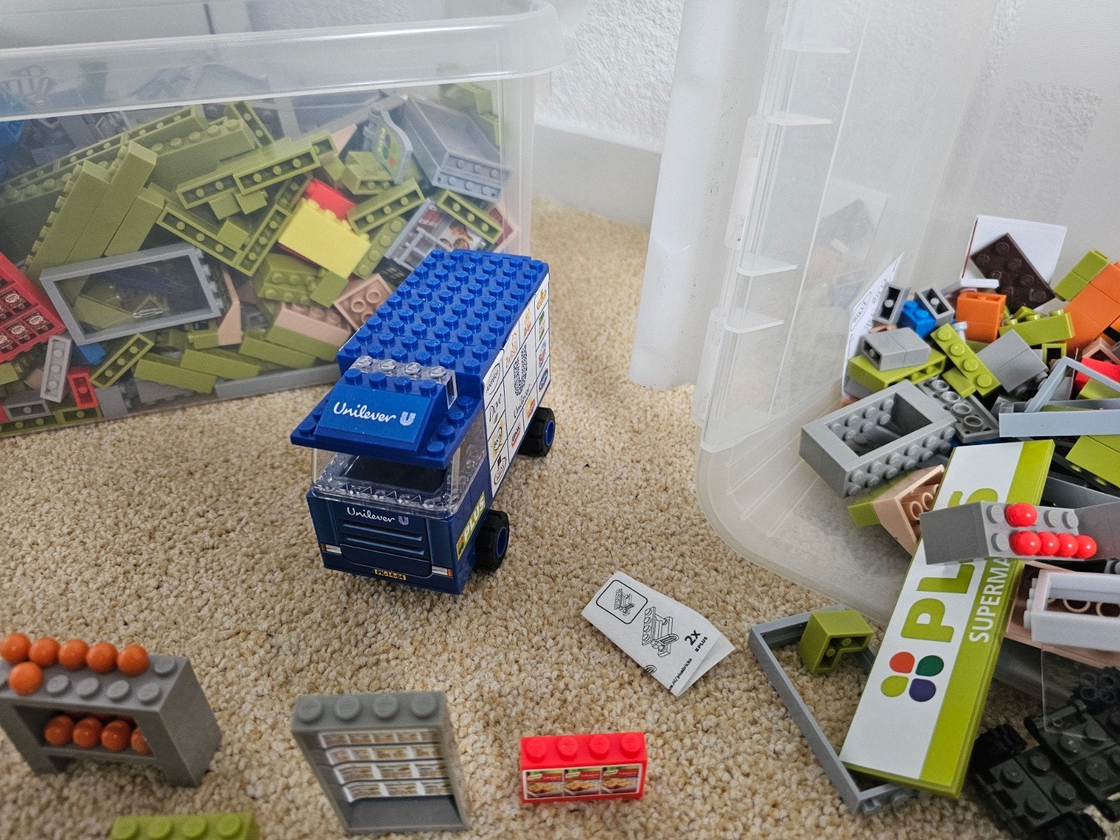Plus Bricks (lego); Moestuin  & Complete Winkel met Extra's, Ophalen of Verzenden, Zo goed als nieuw
