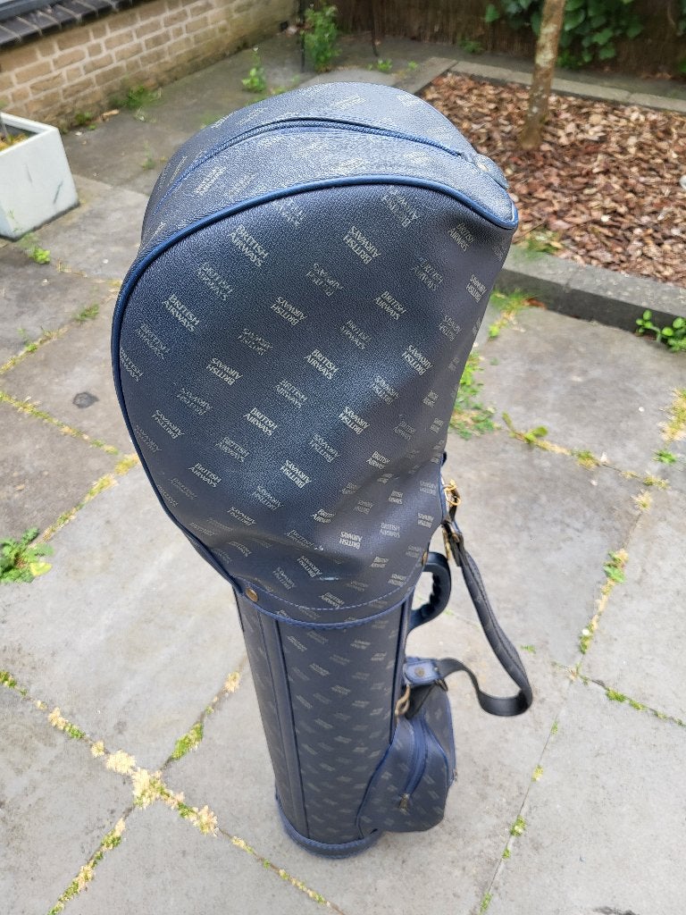 British Airways Club World Golfbag + Golftrolley, Ophalen, Gebruikt, Overige typen