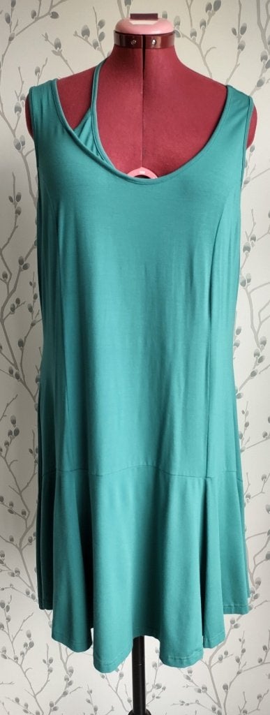 RIMINI Groen ZomerJurkje maat 5= 50, Maat 46/48 (XL) of groter, Ophalen of Verzenden, Zo goed als nieuw, RIMINI