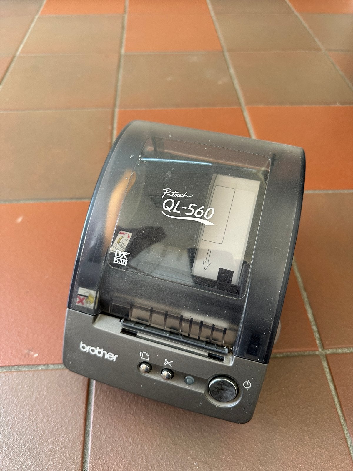 Brother P-touch QL-560 labelprinter (USB), Computers en Software, Labelprinters, Ophalen of Verzenden, Gebruikt, Etiket