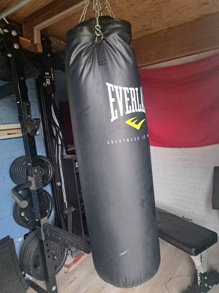 Everlast bokszak - kunstleer - 100cm, 32kg, Ophalen, Gebruikt, Overige typen