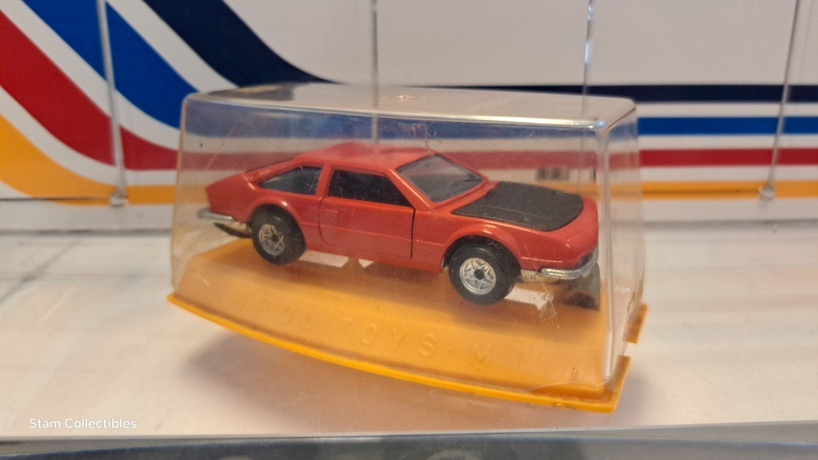 Politoys M25 Lamborghini Jamara Red, Overige merken, Auto, Ophalen of Verzenden, Zo goed als nieuw