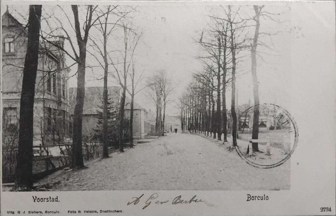 Borculo (Gld) - De Voorstad - Gelopen in 1905, Ophalen of Verzenden, Voor 1920, Gelopen, Gelderland
