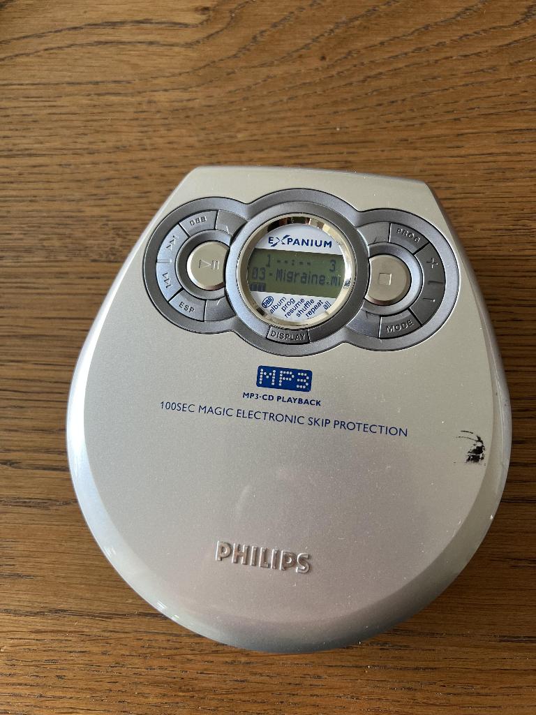 Philips discman exp-321 CD & MP3, Ophalen of Verzenden, Discman