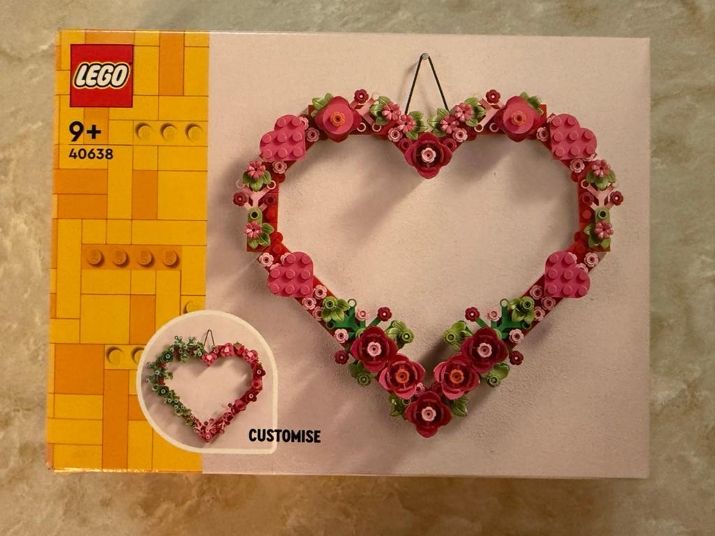 LEGO 40638 Hartvormige Versiering in doos, Lego, Nieuw, Ophalen of Verzenden, Compleet