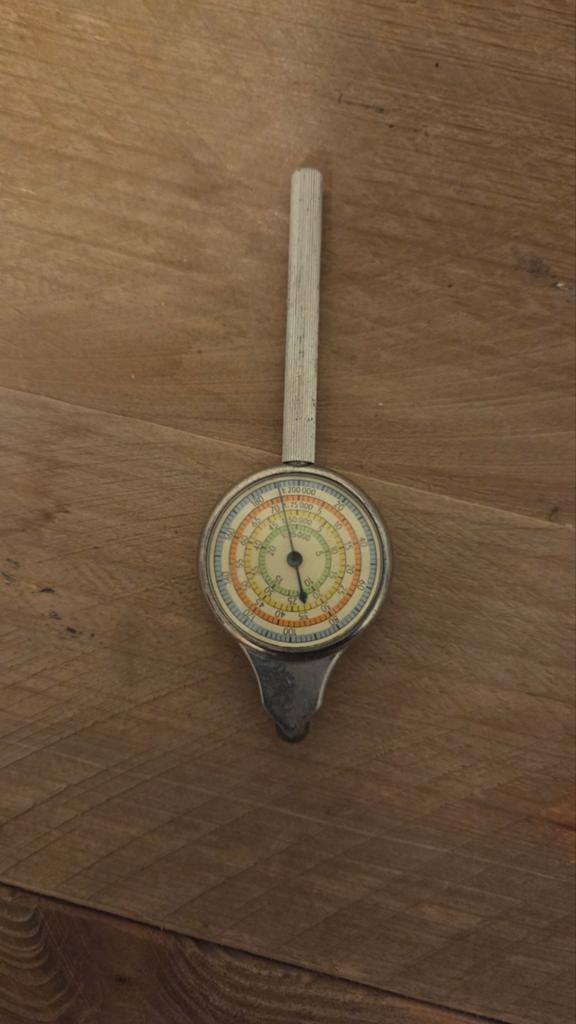 Vintage Kaartmeter / Curvimeter - Nauwkeurige Afstandsmeting, Ophalen of Verzenden