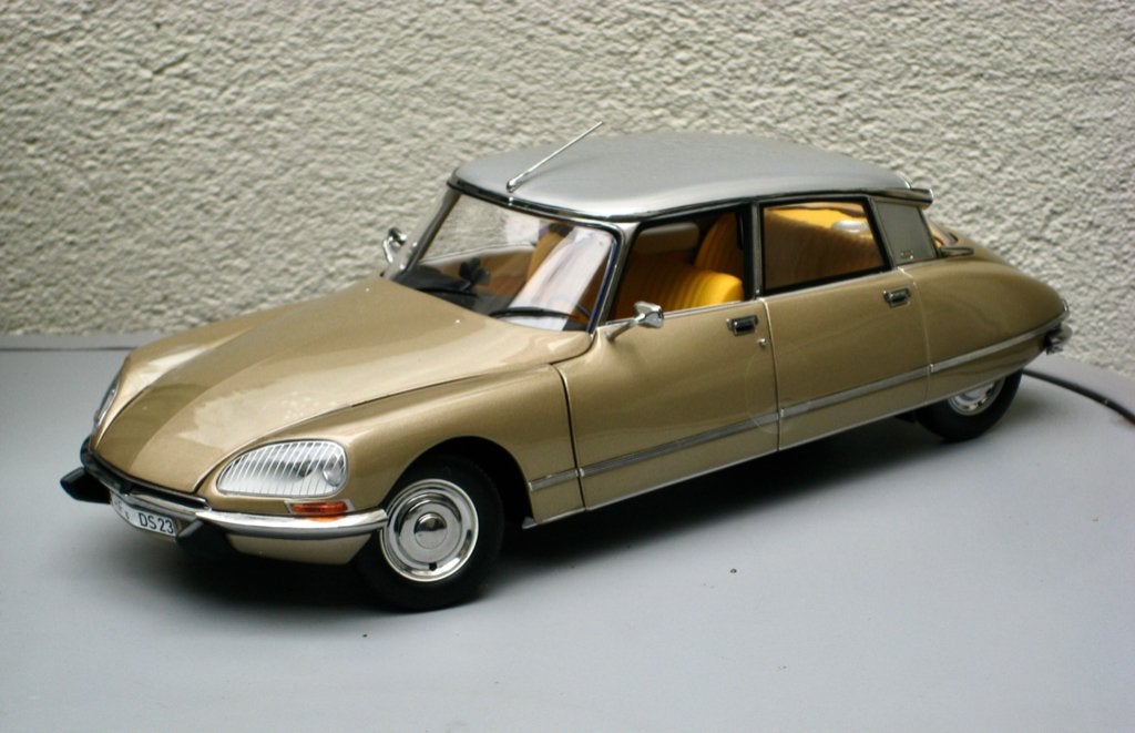 Citroen DS 23 Pallas 1974 zand metallic Norev LTD 1:18, Ophalen of Verzenden, Nieuw, Auto, Norev