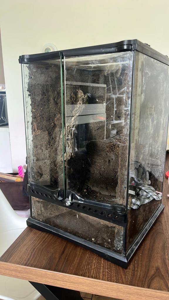 Exo Terra terrarium, Dieren en Toebehoren, Reptielen en Amfibieën | Toebehoren, Ophalen, Gebruikt, Terrarium of Paludarium