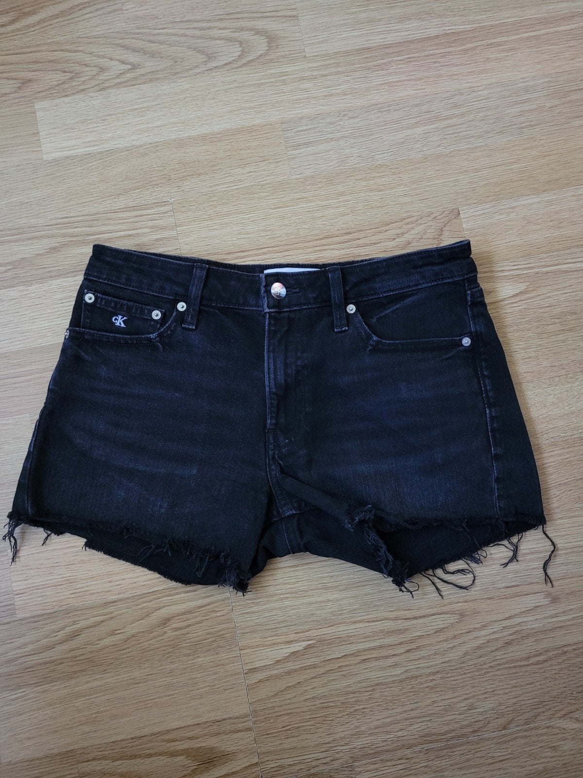 Calvin Klein short/korte broek mid rise maat 38/M, Blauw, Ophalen of Verzenden, Zo goed als nieuw, W30 - W32 (confectie 38/40)