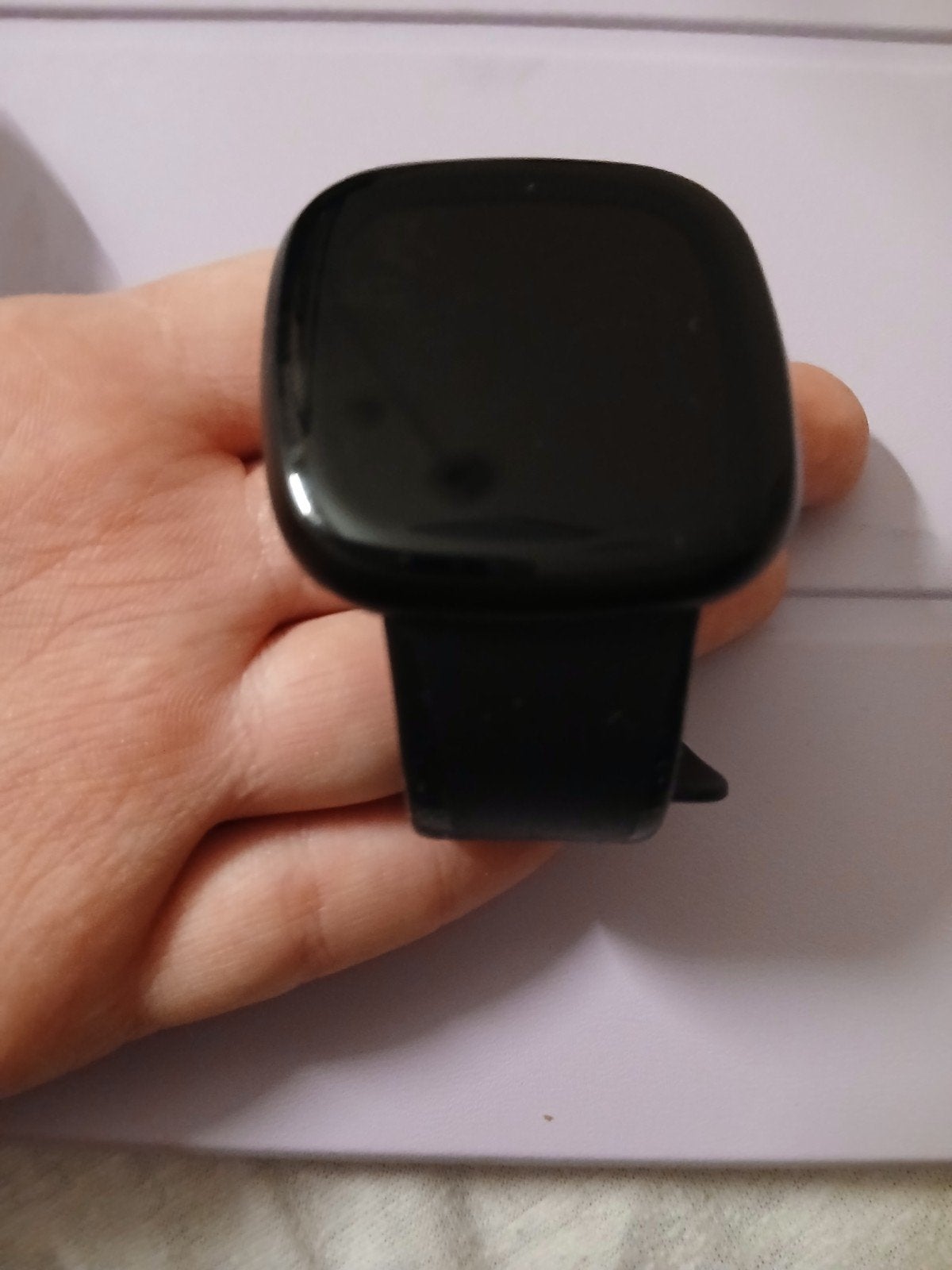 Fitbit Versa 3 Zwart met Oplader, Ophalen, Gebruikt, Zwart, Fitbit