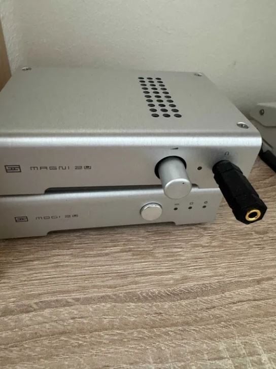 Schiit Stack: Magni 2 Uber (versterker) ​​+ Modi 2 Uber DAC, Ophalen of Verzenden, Zo goed als nieuw, Overige merken