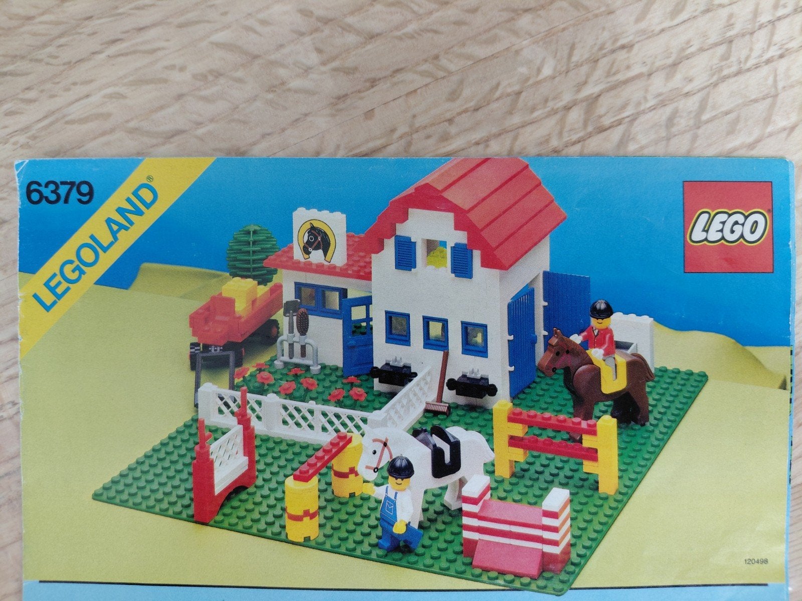 LEGO 6379 Paardenmanege compleet!, Compleet, Gebruikt, Lego, Ophalen of Verzenden