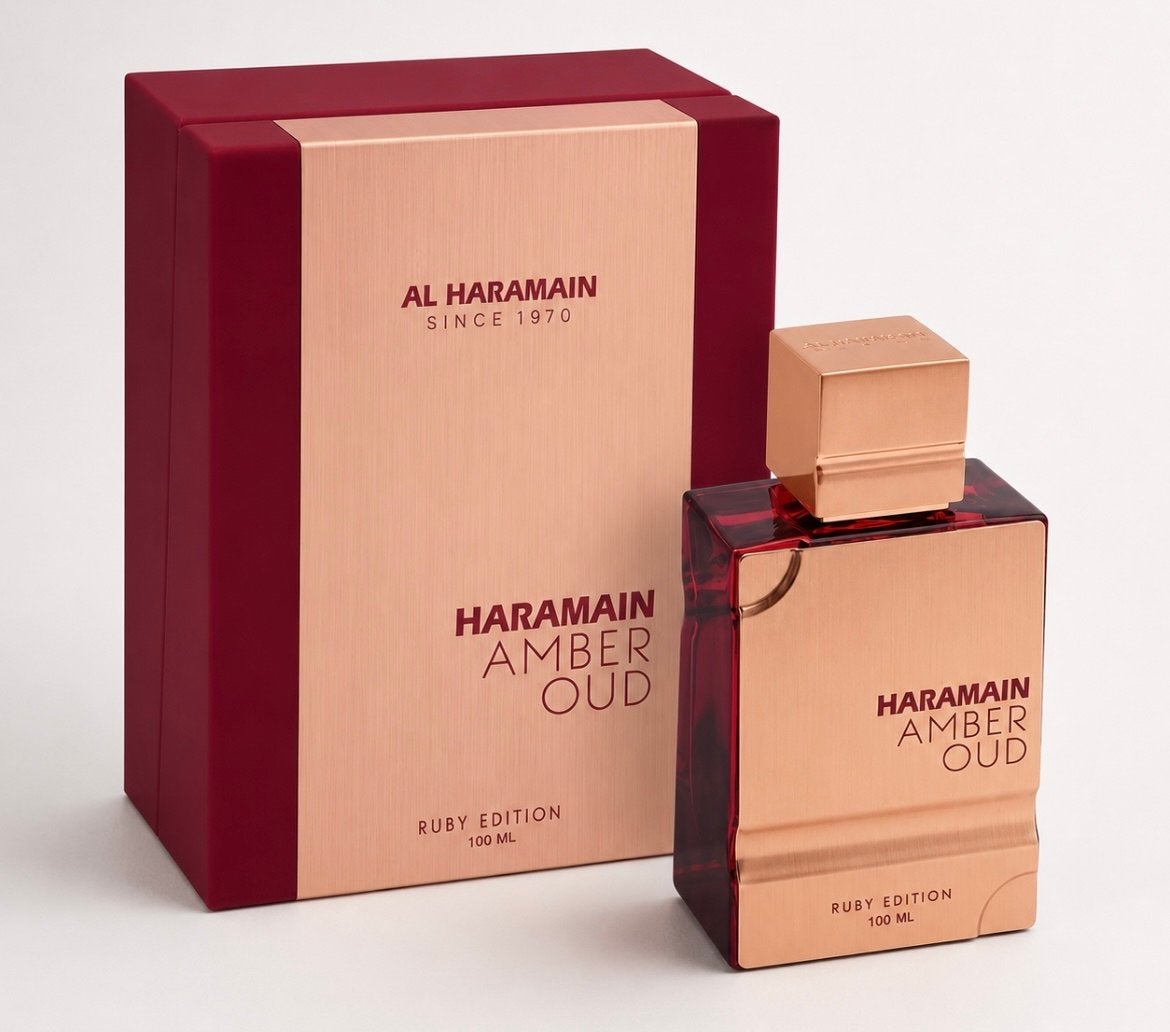 Al Haramain Amber Oud Ruby Edition 60 ml Eau de Parfum, Sieraden, Tassen en Uiterlijk, Uiterlijk | Parfum, Zo goed als nieuw, Ophalen of Verzenden