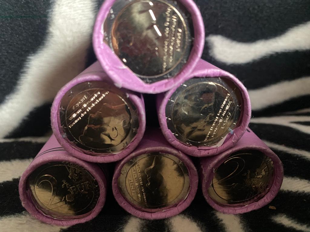 6 rollen 2026 2eur koning willem alexander, Ophalen of Verzenden, Koningin Beatrix, Euro's, Setje