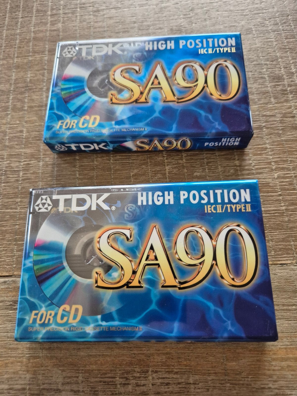 2x TDK SA90 High Position Cassettebandjes (Nieuw), Cd's en Dvd's, Cassettebandjes, 2 t/m 25 bandjes, Overige genres, Ophalen of Verzenden