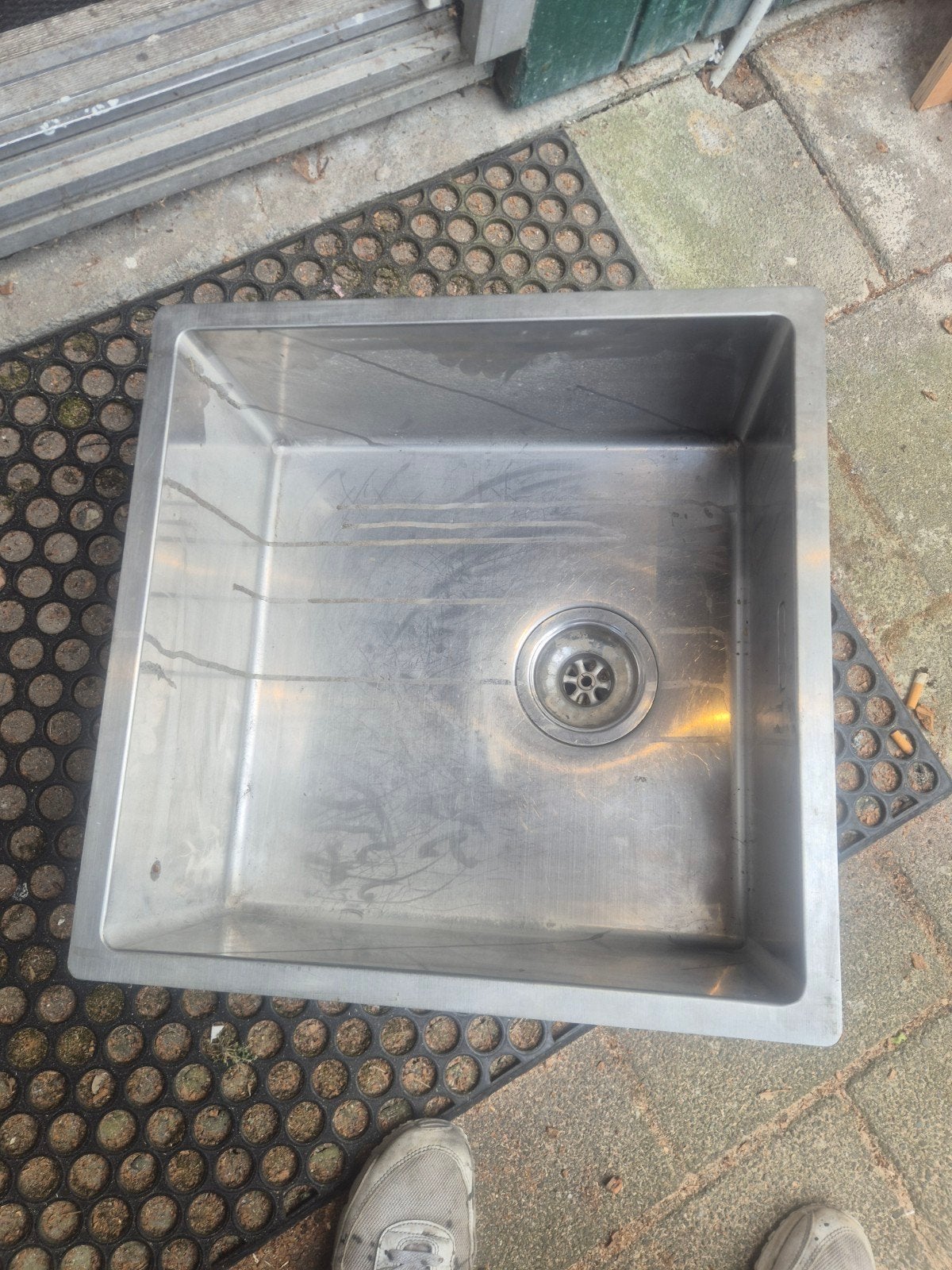RVS Wasbak 40x40x18 cm - Keuken of Bijkeuken, Huis en Inrichting, Keuken | Keukenbenodigdheden, Ophalen