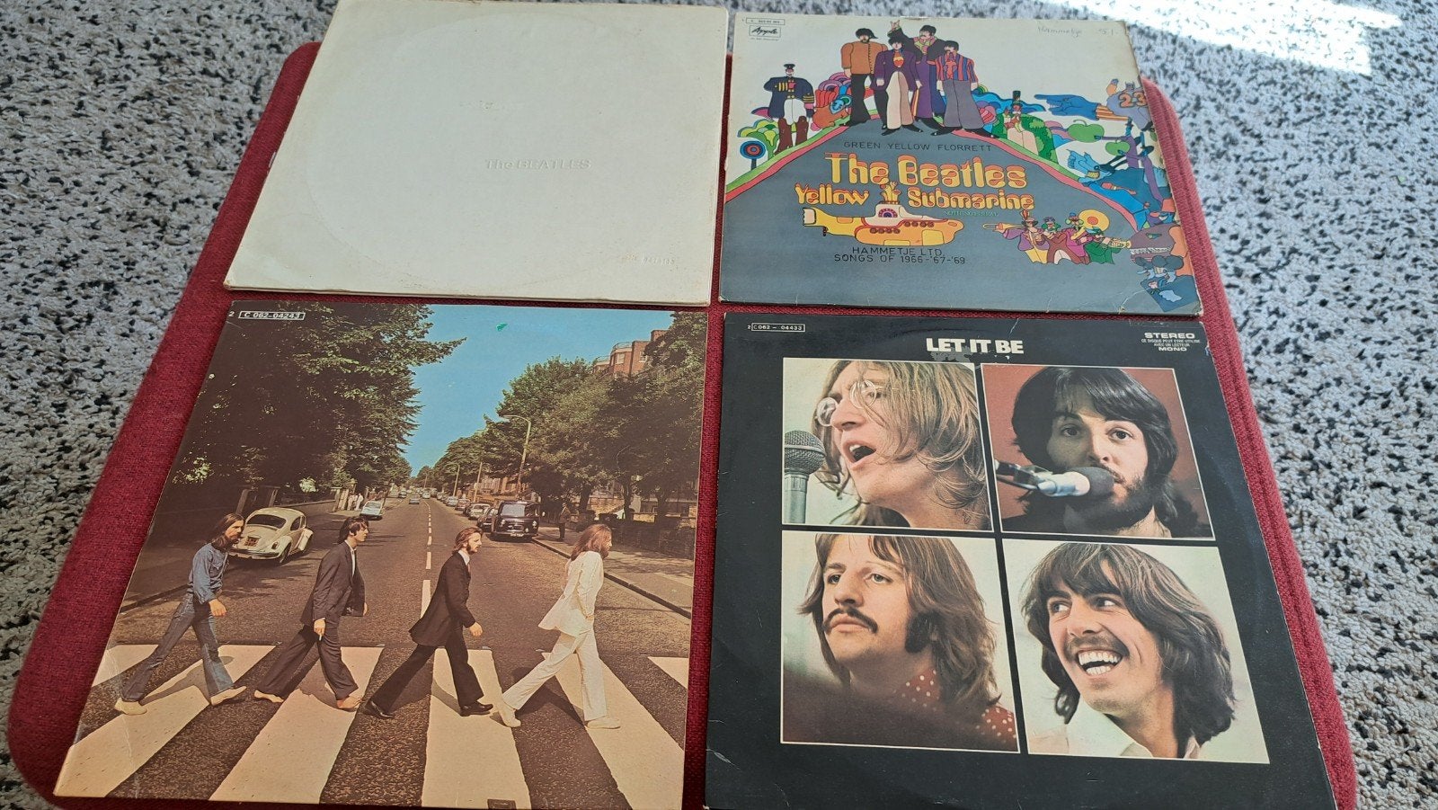 Beatles 3 Franse en 1 Duitse lp, Cd's en Dvd's, Vinyl | Pop, Ophalen of Verzenden, LP