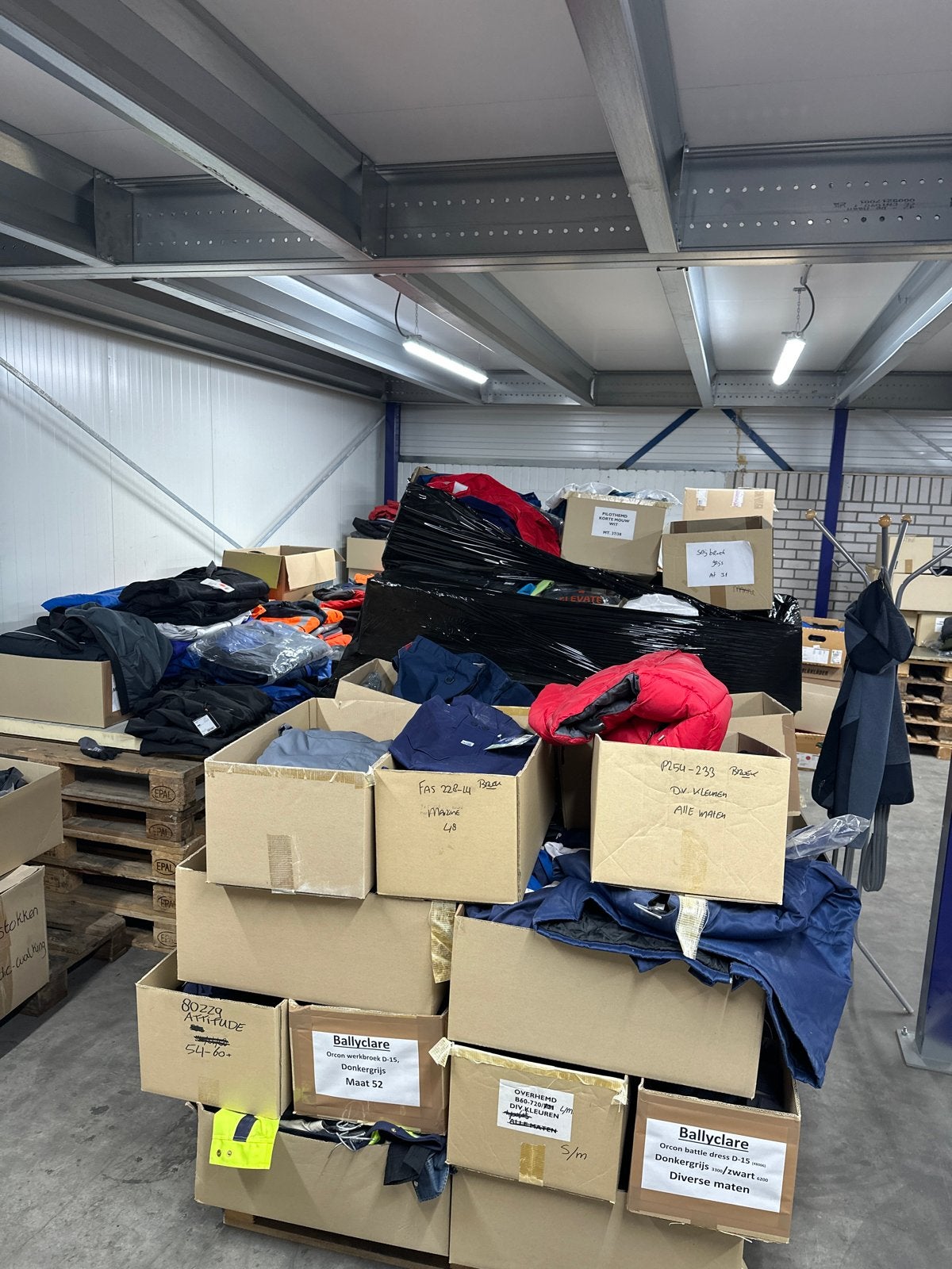 Grote mix partij werk- en promotiekleding, Ophalen, Nieuw