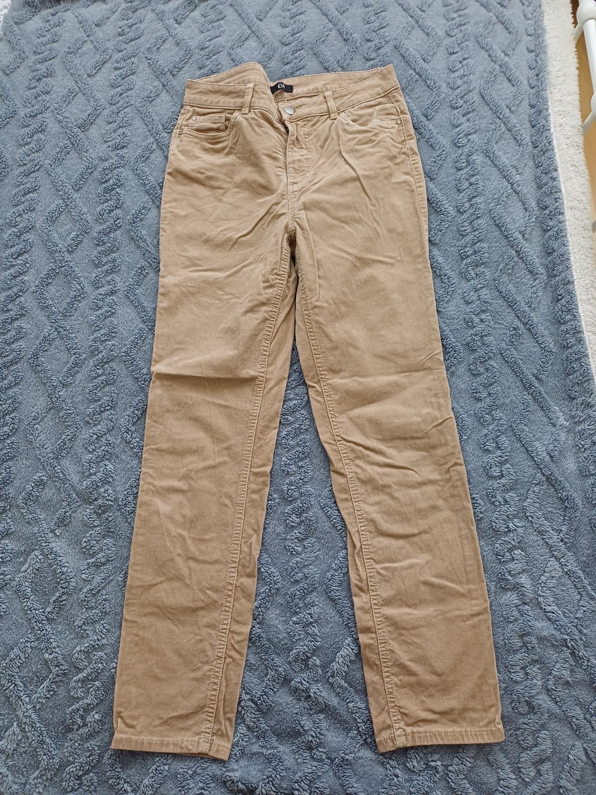 Licht bruine rib broek maat 40 van de C&A, Bruin, Zo goed als nieuw, Lang, Ophalen